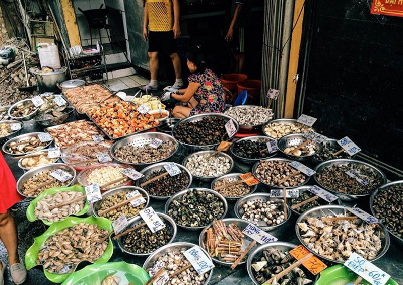 1001 hải sản cho bạn lựa chọn ở chợ Mân Thái
