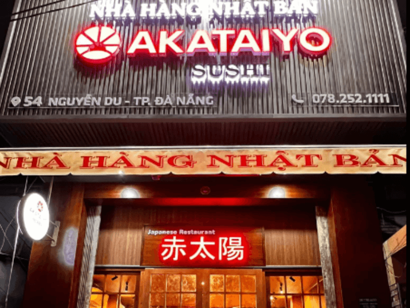 Akataiyo Mặt Trời Đỏ - nhà hàng Nhật ngon ở Đà Nẵng