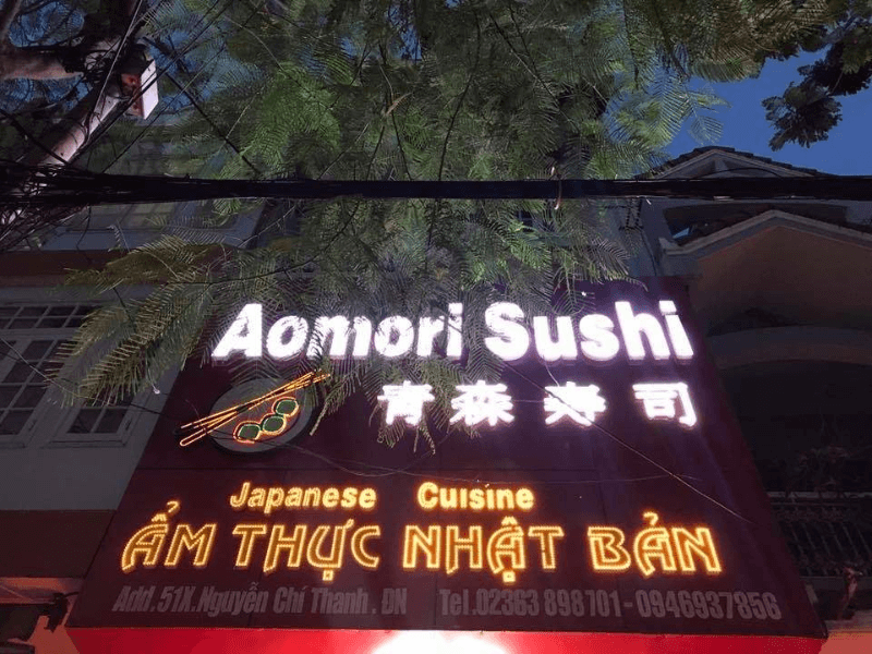 Aomori Sushi Japanese Restaurant - quán ăn Nhật giá rẻ ở Đà Nẵng